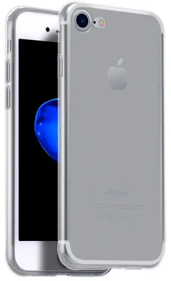 Produktbild von Mobigear Ultra-dünne, transparente iPhone 8 Hülle, flexibles TPU, extra dünne Rückabdeckung - transparent