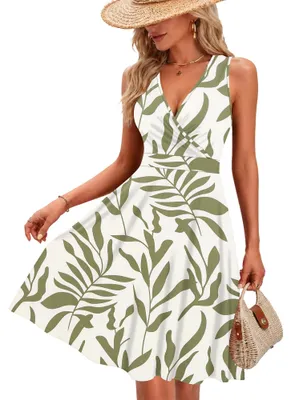 Produktbild von Sommerkleid für Damen, ärmellos, in A-Linie