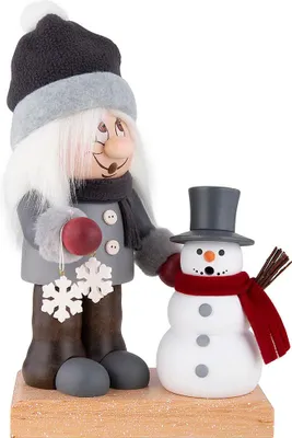 Immagine prodotto di Elfo bambino invernale (30 cm) uomo che fuma di Christian Ulbricht