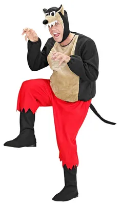 Immagine prodotto di Omgoods - Costume da lupo con maschera, ideale per il Carnevale e le feste a tema