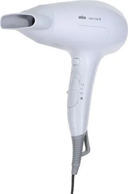 Produktbild von Braun Satin Hair 3 HD380, Weiß, Einfarbig, Hängeschlaufe, Tasten, Schieber, 2000 W, 1 Stück(e)