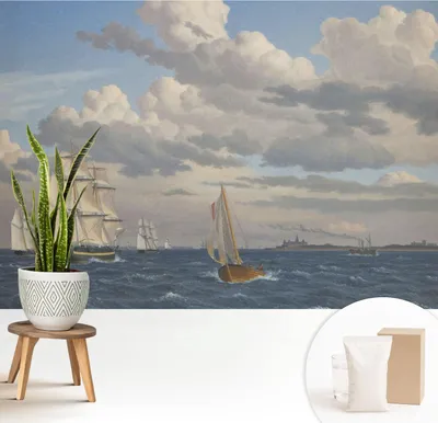 Produktbild von Fototapete selbstklebend - 208x146 cm - Tapete - Wandtapete - Wandbilder - Klebefolie - Dekofolie - Tapete Folie - Wand - Dekoration - Wohnzimmer - Seeabenteuer