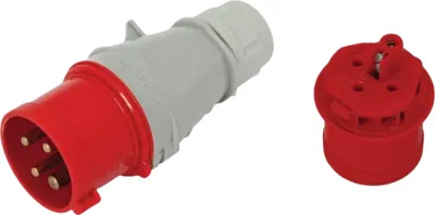 Zdjęcie produktu dla Wtyczka Izolacyjna Przenośna Szybkozłączna 32A 400V 3P+N+Z IP44