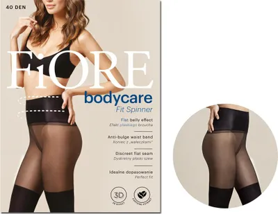 Produktbild von Schwarze Damenstrumpfhosen wie Fiore-Strümpfe 2 Black