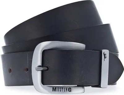 Produktbild von MUSTANG Leather Belt 3.5 W115 Black - kürzbar