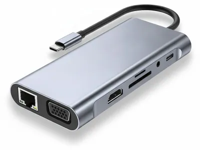 Image de InAndOutdoorMatch - Hub USB-C - 11 en 1 - HDMI 4K - Ethernet, Image générée par une IA