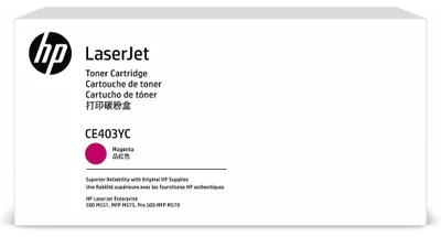 Produktbild von Toner HEWLETT PACKARD CE403YC  CLJ500 M551N CARTRIDGE MAGENTA