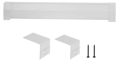 Zdjęcie produktu dla Osłona grzejnika SucceBuy ze stali, 1222 x 81 x 193 mm, standardowa osłona przednia do grzejników elektrycznych, trwała osłona zamienna do sypialni, biała