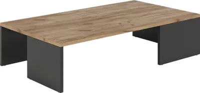 Produktbild von Couchtisch Vicco Hardi Anthrazit/Goldkraft Eiche 90 x 21.4 cm, Model 55396