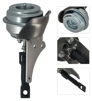 Imagen del producto de Turbocompresor Stellelement para VW Passat, Audi A6, Skoda, 1.9 TDI, código 038145702J, color plateado