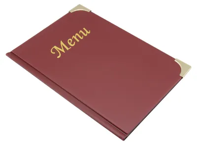 Immagine prodotto di Securit MC-BRA5-WR Cartella menu Securit BASIC, A5, rosso vino