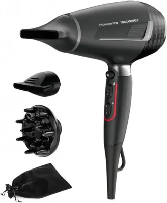 Produktbild von Rowenta K/Pro Stylist CV888L, Keratin & Glanz, AC, Schwarz, Chrom, Hängeschlaufe, 1,8 m, China