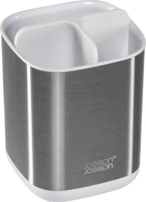 Zdjęcie produktu dla Joseph Joseph 70530, Wolnostojący uchwyt na szczoteczki do zębów, Stal, Stal nierdzewna, Stół, 95 mm, 95 mm