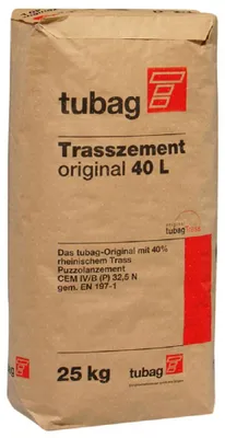 Produktbild von tubag Trasszement TZ-o original 40 Liter 25kg