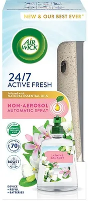 Obrázek produktu pro Air Wick Active Fresh automatický osvěžovač jasmínové květy 228 ml