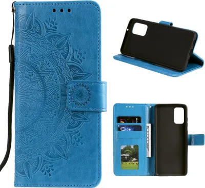 Obrázek produktu pro Pouzdro pro mobilní telefon Samsung Galaxy M31s Pouzdro Flipové pouzdro Kryt Ochranné pouzdro Mandala Blue