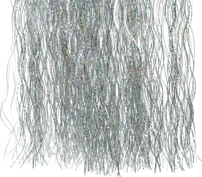 Produktbild von Lametta 40x50cm gewellt - Silber