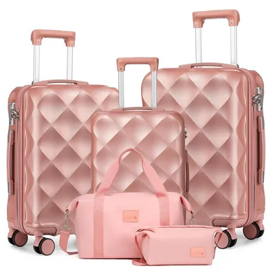 Immagine prodotto di Valigia trolley rigida - Include beauty case e ruote doppie - Taglie M, L, XL