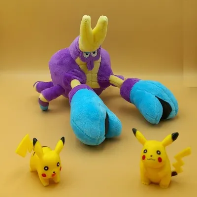 Produktbild von Pokemon Krabbox Kuscheltier - 16 cm Plüschtier Crabrawler