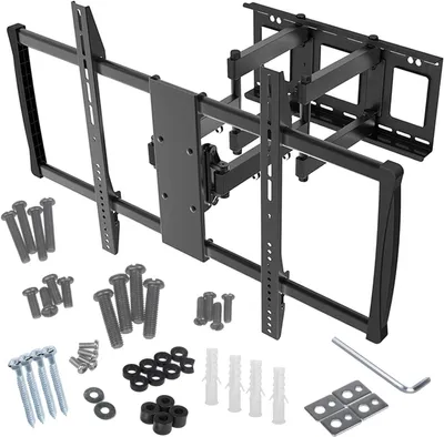 Image de Support mural pour téléviseur, compatible avec les écrans LCD, LED et Plasma, pour téléviseurs incurvés de 60 à 100 pouces