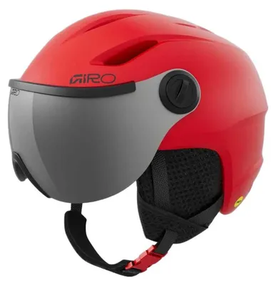 Imagen del producto de Casco con visera Giro Buzz Mips, modelo Junior, color rojo