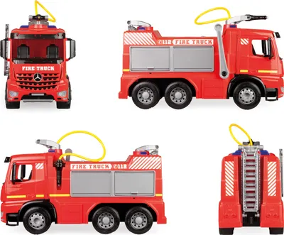 Obrázek produktu pro Lena GIGA TRUCKS Ride-on Fire truck Arocs, Hasičský vůz, 3 rok/roky, Vícebarevný
