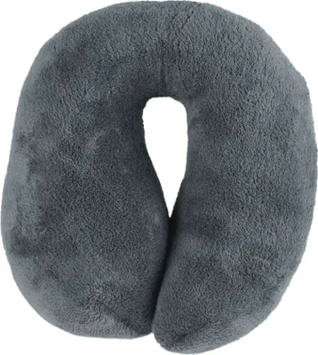 Produktbild von Walser Travelmaid Nackenrolle für Erwachsene aus weichem Fleece anthrazit, 30799