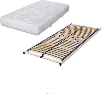 Produktbild von Set bestehend aus: Malie POLAR H3 5-Zonen Tonnentaschenfederkernmatratze in 140 x 200 cm plus Lattenrost Malie Olymp in 140 x 200 cm – fertig montiert und
