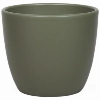 Produktbild von Floran Pflanzentopf - grun - matt - Keramik - 25 x 22 cm