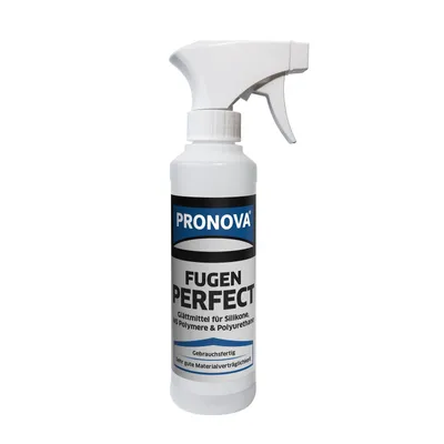 Produktbild von Pronova Fugen Perfekt - Glättmittel für perfekte Silikonfugen geeignet für Silikone, MS Polymere & Polyurethane, Anwendungsfertig 250ml Spray