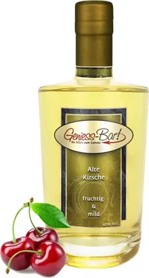 Produktbild von Alte Kirsche 0,5L edler Klassiker sehr mild! 40% Vol. Kirschenschnaps Obstler Kirschen Schnaps