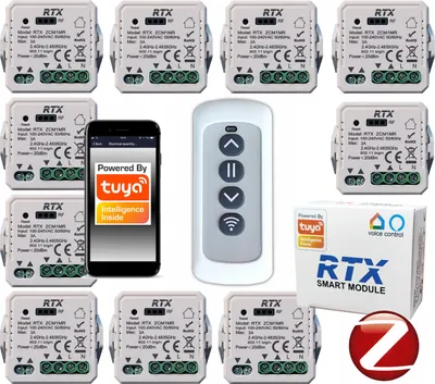 Zdjęcie produktu dla 10x Sterownik Rolet TUYA Zigbee Pilot RFRCM GRATIS