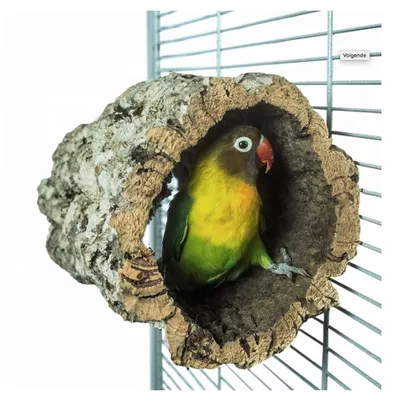 Immagine prodotto di Torre o grotta in sughero naturale taglia S - per pappagalli di taglia media e piccola
