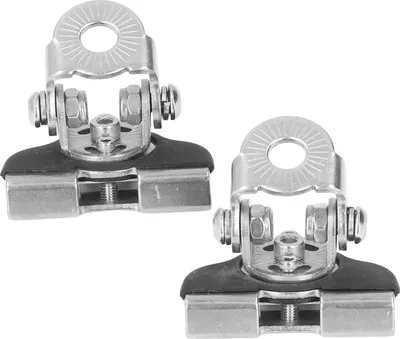 Image de 2 pièces de support de montage de rampe d'éclairage LED pour hotte, réglable, acier inoxydable 304, pince de montage universelle pour lampe de travail