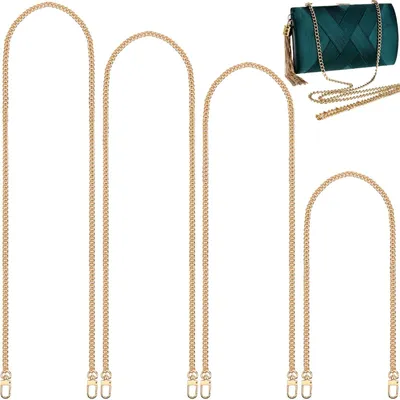 Image de Lot de 4 chaînes pour sacs à main, de différentes longueurs