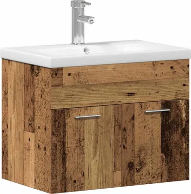 Immagine prodotto di vidaXL Mobile da bagno in legno recuperato 60 x 38,5 x 46 cm Materiale a base di legno