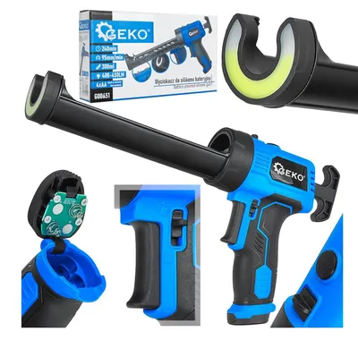Obrázok produktu pre Pištoľ na kartuše s LED, 6V, Geko