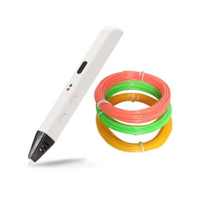 Imagen del producto de Kit profesional de bolígrafo 3D, bolígrafo para impresora 3D profesional para niños, de varios colores, blanco