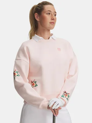 Image de Sweat-shirt pour femme Under Armour UA Icon Golf Trip Crew SM