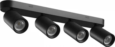 Produktbild von Spectrum Wand- und Deckenstrahler Madara Altro Base Schwarz max. 4 x 8W GU10 schwenkbar