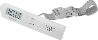 Immagine prodotto di Adler | Travel Luggage Scale | AD 8191 | Maximum weight (capacity) 50 kg | Low Battery Indicator; Measurement Range: From 50g to 50kg; Overload Indicator