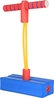 Produktbild von Foam Pogo Stick Förderung des Wachstums der Übung Gleichgewicht leicht zu greifen im Freien Sprungspielzeug für Kinder Kinder blau