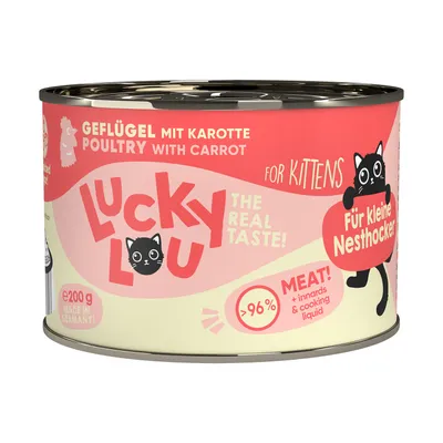 Produktbild von Lucky Lou Lifestage Kitten Geflügel 6x 200 g