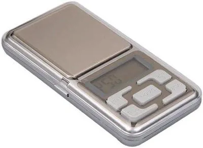 Productafbeelding van Digitale Precisieweegschaal - Zakweegschaal Mini - Koken en Meten - Nauwkeurigheid 001g - 200 gram - Zilver