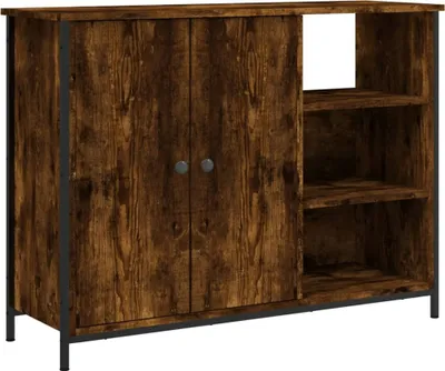 Obrázek produktu pro vidaXL Příborník kouřový dub 100x33x75 cm odvozený výrobek ze dřeva