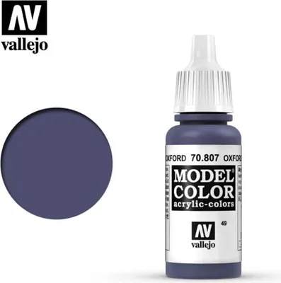 Obrázek produktu pro Vallejo 70.807, 17 ml, Modrá, Matný, Láhev
