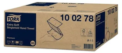 Obrázok produktu pre Sklad. papierové uteráky Tork-H3,2vrst,biele,3000ks