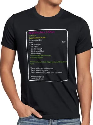 Produktbild von style3 Mythisches T-Shirt Herren, Größe:4XL, Farbe:Schwarz