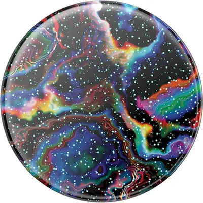 Produktbild von PopSockets PopGrip Premium Glitter Rainbow Void