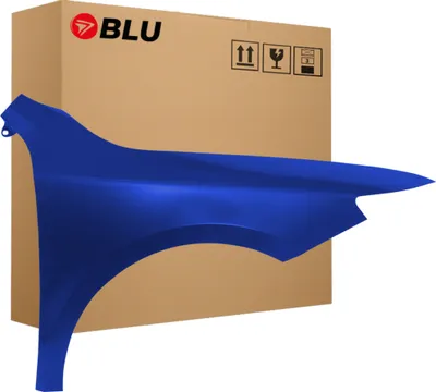 Produktbild von BLU Kotflügel Passend für Skoda Superb II 3T LIFT LF5A Rechts Blau PacificBlau | 2013-2015 | Vorderseite Vorne | Lackiert | Einbaufertig